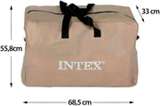 Set de bote inflable Intex Excursion 4 - 315 x 165 x 43 cm - 3 piezas - Gris / Azul