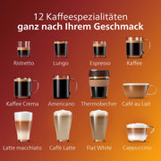 Cafetera espresso superautomática PHILIPS Serie 5400 - LatteGo, 12 bebidas, espumador de leche, pantalla táctil, 4 perfiles, acabado cromado (EP5447/90)