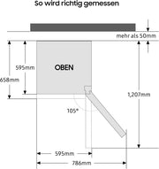 Frigorífico combi Samsung, frigorífico con congelador, 203 cm, 390 l de volumen total, 114 l de congelador, modo AI Energy, aspecto de acero inoxidable, RL38C600CSA/EG