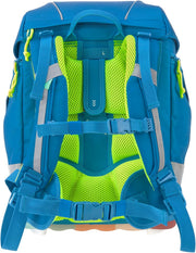 LÄSSIG Set de mochila escolar de 7 piezas para niños/School Set Boxy Unique Negro