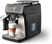 Cafetera superautomática Philips Serie 5400 – Sistema de leche LatteGo, 12 especialidades de café, pantalla intuitiva, 4 perfiles de usuario, cromo (EP5447/90)