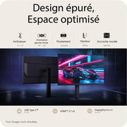 LG Ultragear™ 27G640A-B.AEUQ Monitor Gaming 27" - Panel IPS resolución QHD (2560x1440), 1ms GtG 300Hz, VESA DisplayHDR 400, DCI-P3 95%, AMD FreeSync Premium, DisplayPort 1.4, HDMI 2.1, Inclinable