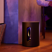 Subwoofer compacto Sonos Sub Mini, graves impresionantes, sonido equilibrado, ecualizador ajustable, 2 amplificadores de clase D, Trueplay - Negro.