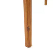 Conjunto de comedor de patio extensible de 7 piezas para exteriores con sillas apilables y mesa de madera de acacia