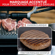 Tefal Optigrill Elite XL, Parrilla inteligente, 16 programas, Modo manual, Función de sellado, XL 8 personas, GC760D12