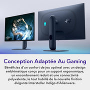 Monitor Gaming Alienware 27 - AW2725D, QHD (2560x1440), 280Hz, QD-OLED, 0.03ms, compatible con NVIDIA G-Sync, AMD FreeSync Premium Pro, DisplayHDR True Black 400, USB-C, HDMI, DisplayPort, garantía de 3 años