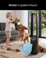 Ventilador sin aspas Pro Breeze de 101 cm - Ventilador para casa inteligente con Wi-Fi, control remoto, pantalla LED, 6 velocidades - Ventilador de torre muy silencioso, 5 modos de funcionamiento, oscilación automática de 60°, temporizador de 7 h