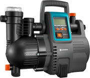Gardena Comfort Hauswasserautomat 5000/5E LCD: bomba de agua doméstica con pantalla LC, ahorro de energía, caudal de 5000 l/h, motor de 1300 W con interruptor térmico de seguridad, protección contra funcionamiento en seco (1759-20)