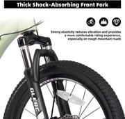 Bicicleta de montaña para niños Glerc Skyline de 20-24 pulgadas para niños y niñas, bicicleta infantil para adolescentes de 6 a 18 años, bicicleta de 21 velocidades con suspensión delantera y frenos de disco, varios colores