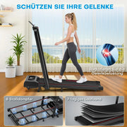 Cinta de correr plegable Walking Pad X390 con inclinación del 9%, 1-12 km/h, pantalla LCD, control por aplicación, pasamanos y mando a distancia
