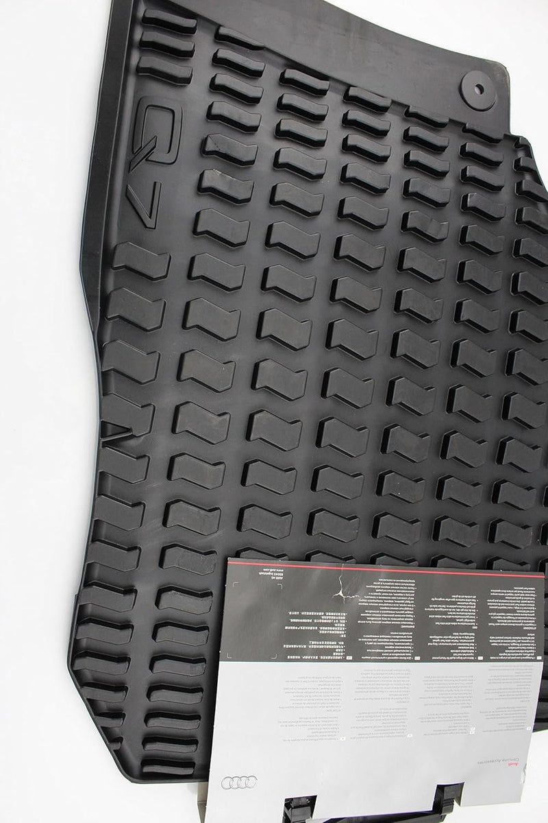 Audi 4L1061501041 Alfombrillas de Goma Delanteras, Negro
