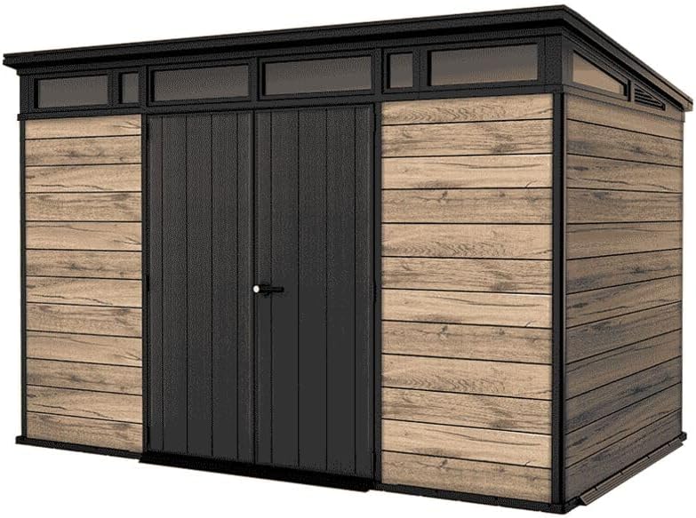Cobertizo de jardín Signature 117 - Aspecto madera de abeto Douglas - 7,4 m² - KETER
