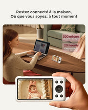 Monitor de bebé WiFi Momcozy