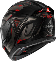 Shark, Casco de moto integral SKWAL i3 LINIK Negro / Rojo / Gris, L