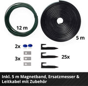 Cortacésped inalámbrico Einhell RASARRO 36/38 Kit Power X-Change (36 V, 38 cm de ancho de corte, 450 m², sin escobillas, función de mulching, bolsa colectora de 45 l, incl. 2 baterías de 4,0 Ah + cargador doble)