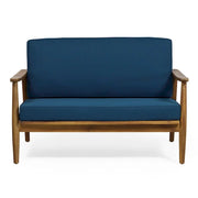 Set de conversación para exteriores de 4 plazas de madera de acacia Willowbrook de Christopher Knight Home
