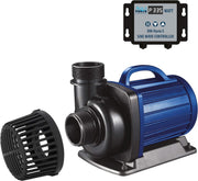 Bomba para filtro/estanque AquaForte DM-22.000 Vario S, 70-200W, altura de elevación 7,5m, regulable con controlador externo. Ideal como bomba para estanques o para arroyos/cascadas.