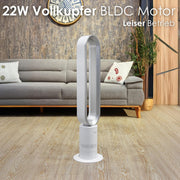 Ventilador de torre Zilan, motor BLDC de bajo consumo con mando a distancia, ventilador oscilante de bajo consumo, diseño muy silencioso, ventilador de pie de 10 niveles, ventilador de columna con refrigeración, ventilador de torre.
