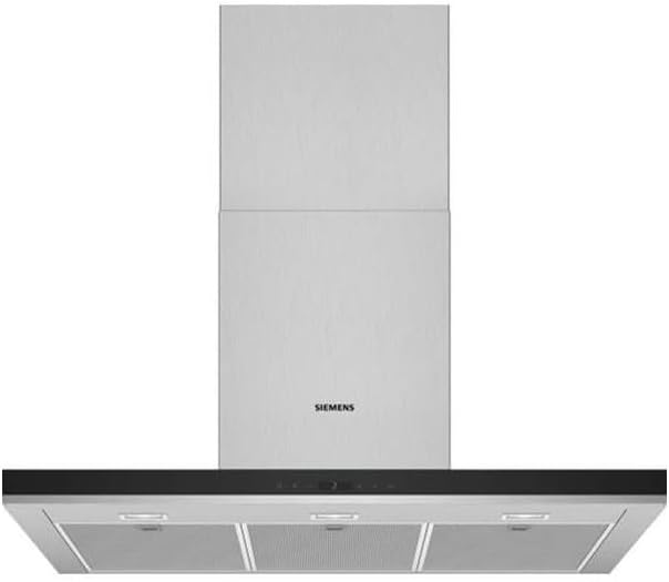 SIEMENS Campana decorativa de pared LC97BHP50, Campana de pared, iQ500, 90 cm, Inox