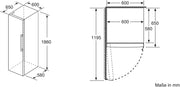 Refrigerador de 1 puerta BOSCH KSV36VLDP [Clase energética D]