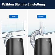 De'Longhi Pinguino PAC EL112 CST WiFi, aire acondicionado portátil con tecnología MyEcoRealFeel para habitaciones de hasta 110 m³, 11.000 BTU/h, 2,9 kW, 63 dB, función de deshumidificación, A+, control por aplicación y voz, blanco
