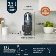 Máquina de granizados FS301EU, capacidad de 1,9 L, compresor con tecnología WhisperChill para granizados, cócteles congelados, frappés y batidos