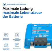 Cargador CC-CC Victron Energy Orion XS Smart 12V/12V 50A 700W con protección de batería extendida para baterías de 12V