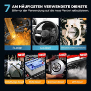 Escáner de diagnóstico OBD2 CRP123X V3.0 de 4 sistemas, diagnóstico EPB DPF aceite SAS BMS VIN, Android 7 de 5 pulgadas, 1996-2026