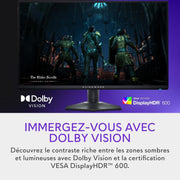 Alienware AW2725QF Monitor Gaming de 27" 4K UHD (3840x2160), 360Hz, Fast IPS, 0.5ms, compatible con NVIDIA G-Sync, 95% DCI-P3, HDR600, Dolby Vision, USB-C, DisplayPort, 2X HDMI, 4X USB, garantía de 3 años
