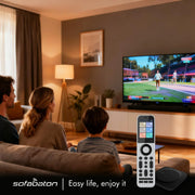 Mando a distancia universal SofaBaton X2, concentrador y base de carga, táctil, manejo con un solo botón, para 60 dispositivos IR/Bluetooth/Wi-Fi