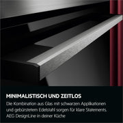Horno empotrable AEG – Serie 5 Aire caliente circular: resultados de cocción uniformes en 3 niveles – Autolimpieza por pirólisis – 25 programas automáticos – Pantalla táctil LED – Calentamiento rápido – Negro – BPE53516AB