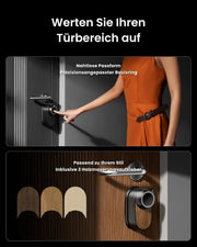 Cerradura inteligente Smart Lock Ultra con huella dactilar, teclado, código de acceso, aplicación para smartphone, compatible con Matter y batería de 9 meses