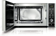 CASO MCG30 Ceramic Chef Ganador del test Haus & Garten, microondas 3 en 1 con grill + convección 2100W 30L, base de vidrio de borosilicato, función de horno hasta 200°C