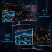 Minifire Monitor Gaming Curvo para PC de 34 pulgadas, 2K UWQHD (3440x1440), 1ms MPRT, 165Hz (DP), 100Hz (HDMI), AMD FreeSync, Monitor Gaming 1500R, Panel VA, 2 puertos HDMI 2.0/2 puertos DP 1.4 (cable DP incluido en el modelo MFG34C5Q)