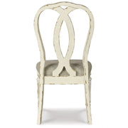 Paquete de comedor de 8 piezas Realyn en blanco/marrón de Signature Design by Ashley