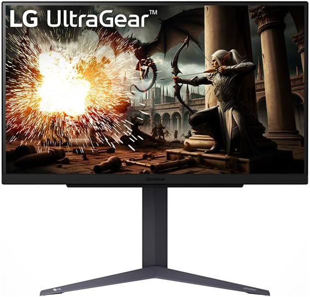LG Ultragear™ 27GS75Q-B.AEU Monitor Gaming 27" - Panel IPS con resolución QHD (2560x1440), 1ms 180Hz (200Hz O/C), sRGB 99% (CIE1931), AMD FreeSync, compatible con NVIDIA G-Sync