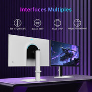 Monitor Gaming KTC 4K de 27 pulgadas, modo dual 4K@160Hz / FHD@320Hz con cambio fluido, panel IPS rápido, 1ms, HDR400, Adaptive Sync, 125% sRGB, 97% DCI-P3, ΔE