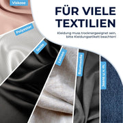 Plancha de camisas automática CLEANmaxx con accesorio para pantalones | Plancha para camisas, blusas y pantalones, más delicada que la secadora y la plancha | Secado y sin arrugas en minutos [azul claro]