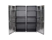 Juego de gabinetes de almacenamiento extra anchos de 2 piezas Seville Classics UltraHD, 60 x 24