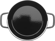 Juego de ollas Silit Compact, 4 piezas, apto para inducción, set de ollas con tapa de cristal, cerámica funcional Silargan, ollas para inducción sin níquel, color petróleo