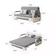 Sofá cama multifuncional con almacenamiento Luck Live Modern de 62.2 pulgadas