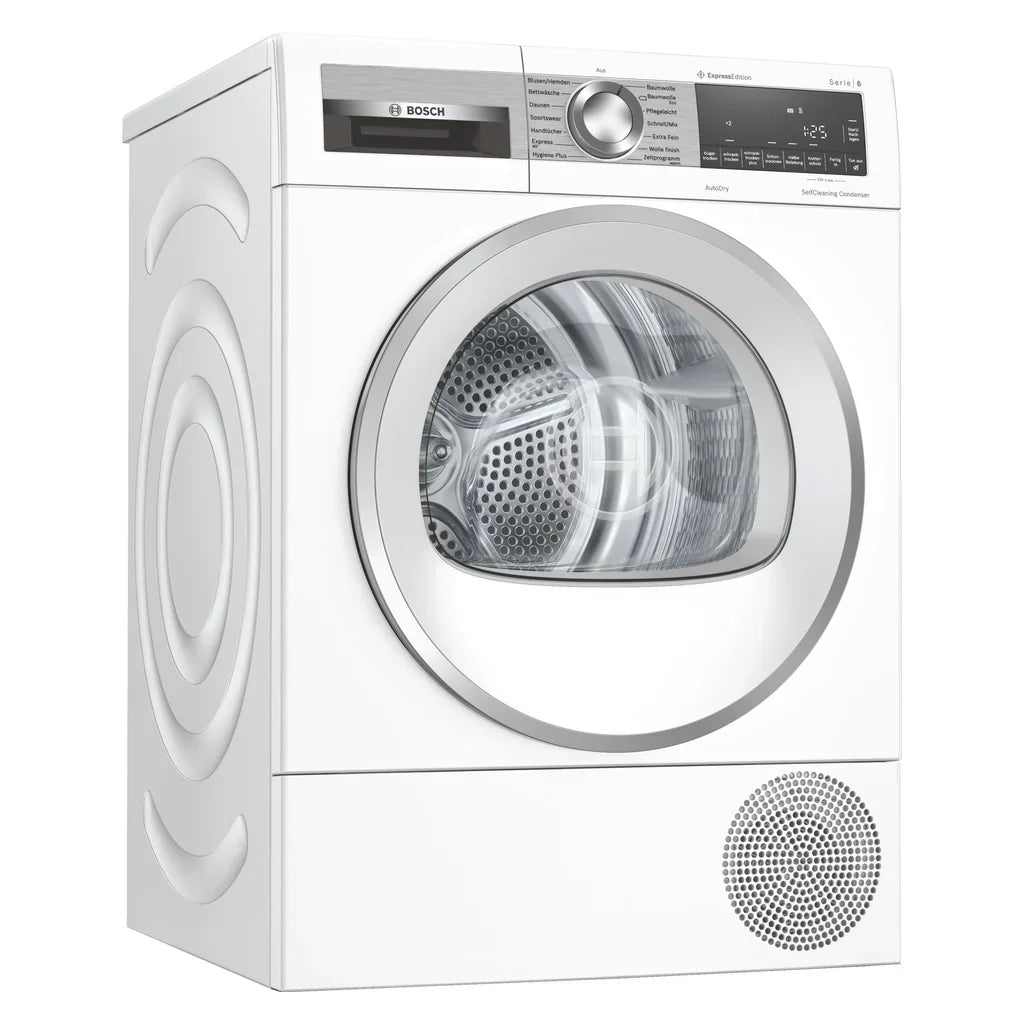 Secadora con bomba de calor Bosch Serie 6 WQG235DH0 de 8 kg, blanca, A+++, 2026