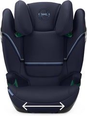 CYBEX Gold Silla de Coche Solution S2 i-Fix, para coches con y sin ISOFIX, 100 - 150 cm, de 3 a 12 años aprox. (15 - 50 kg), Ocean Blue