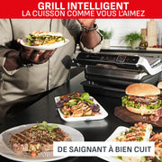 Tefal Optigrill Elite XL, Parrilla inteligente, 16 programas, Modo manual, Función de sellado, XL 8 personas, GC760D12