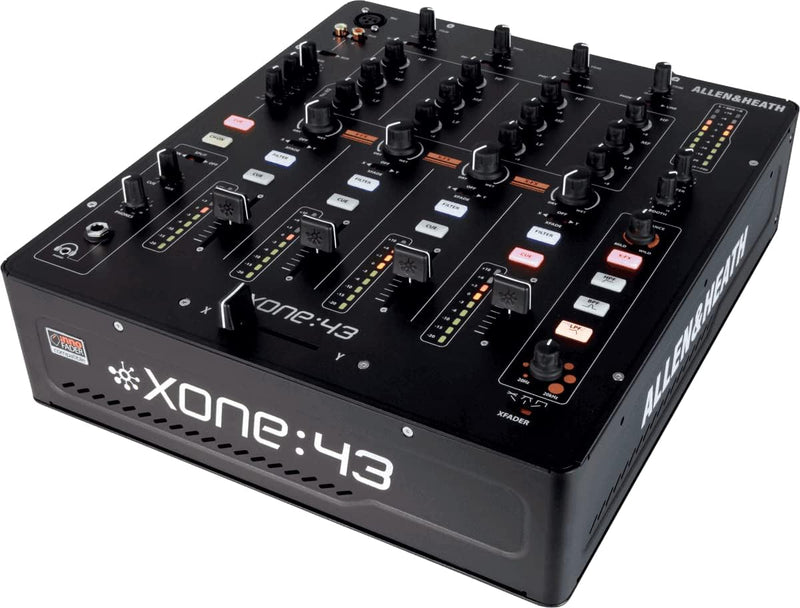 Allen & Heath Xone:43 4 canales 20 - 20000Hz Negro - Mesas de mezclas de audio (4 canales, 24 bits, 20 - 20000 Hz, 20 dB, 0,05%, 3,5 mm)