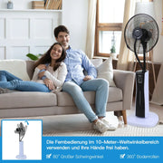 Ventilador de pie Sonnewelt con refrigeración por agua y nebulizador ultrasónico