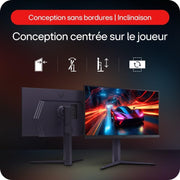 Monitor gaming LG Ultragear™ 27GS85Q-B de 27" - Panel IPS, resolución QHD (2560x1440), 1ms, 180Hz (200Hz O/C), DisplayHDR™ 400, DCI-P3 98% (CIE1976), AMD FreeSync, compatible con NVIDIA G-Sync