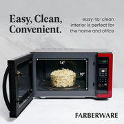 Horno de microondas Farberware Classic de 1.1 pies cúbicos y 1000 vatios