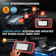 Escáner de diagnóstico OBD2 CRP123X V3.0 de 4 sistemas, diagnóstico EPB DPF aceite SAS BMS VIN, Android 7 de 5 pulgadas, 1996-2026