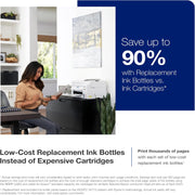 Impresora multifunción inalámbrica Epson EcoTank ET-4800 sin cartuchos con escáner, copiadora, fax, ADF y Ethernet – Ideal para su oficina en casa, color blanco